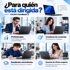 Chuwi CoreBook X para profesionales, estudiantes universitarios, creadores de contenido y trabajo de oficina