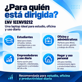 ENV 1EENV9212 para estudiantes, oficina, emprendedores y uso doméstico