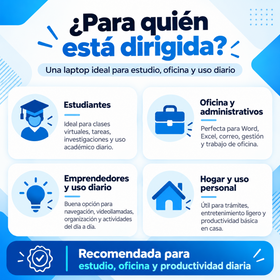 ENV Book Elite R5 para estudiantes, oficina y productividad diaria