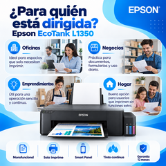 Epson EcoTank L1350 para hogar, oficinas y negocios