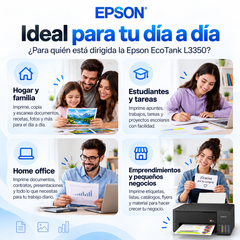Epson EcoTank L3350 para hogar, estudiantes, oficinas y pequeños negocios