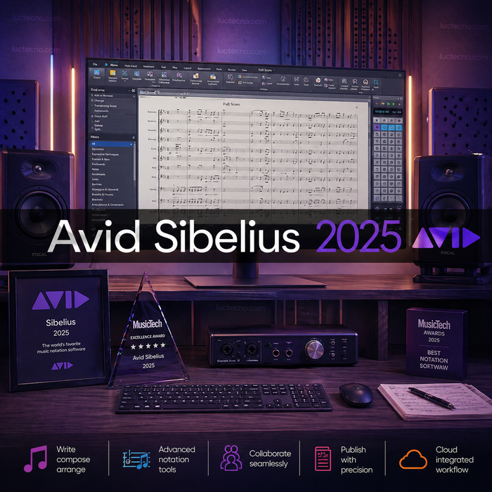 AVID Sibelius 2025.4 (Windows / Mac) | 1 Equipo | Permanente